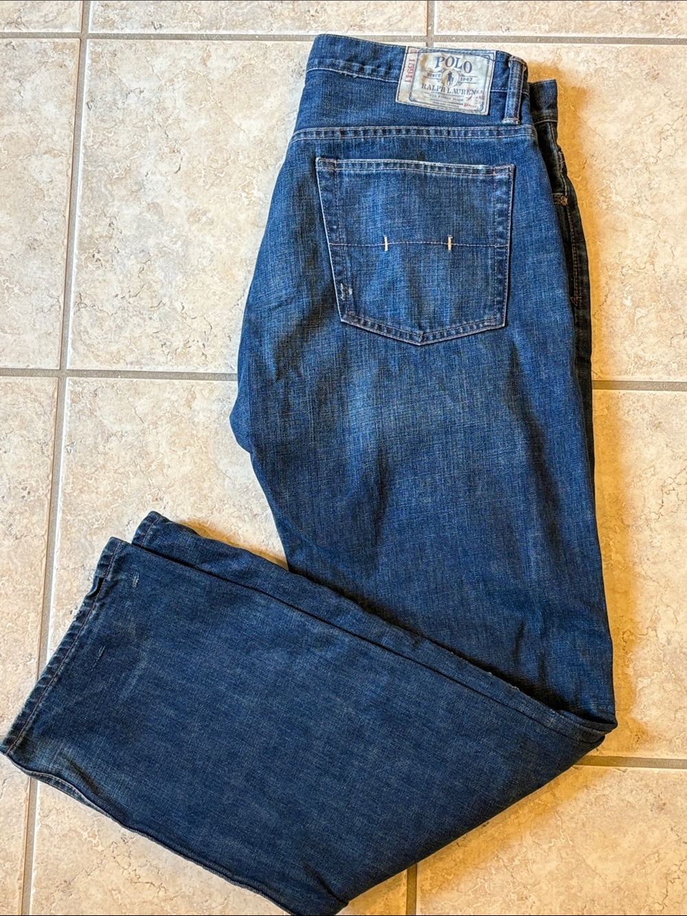 Polo by Ralph Lauren Indigo Blue Relaxed Men's Jeans